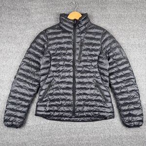 MARMOT Quasar Nova Down Jacket Women's Medium Black Goose Gorp Ski‎ Outdoors